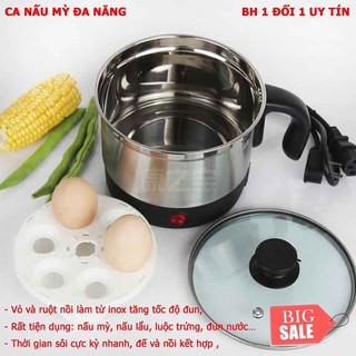 Nồi lẩu điện mini tại nhà, nhỏ gọn dung tích 1,2L, thích hợp mang đi chơi, đi du lịch, picnic, cắm trại
