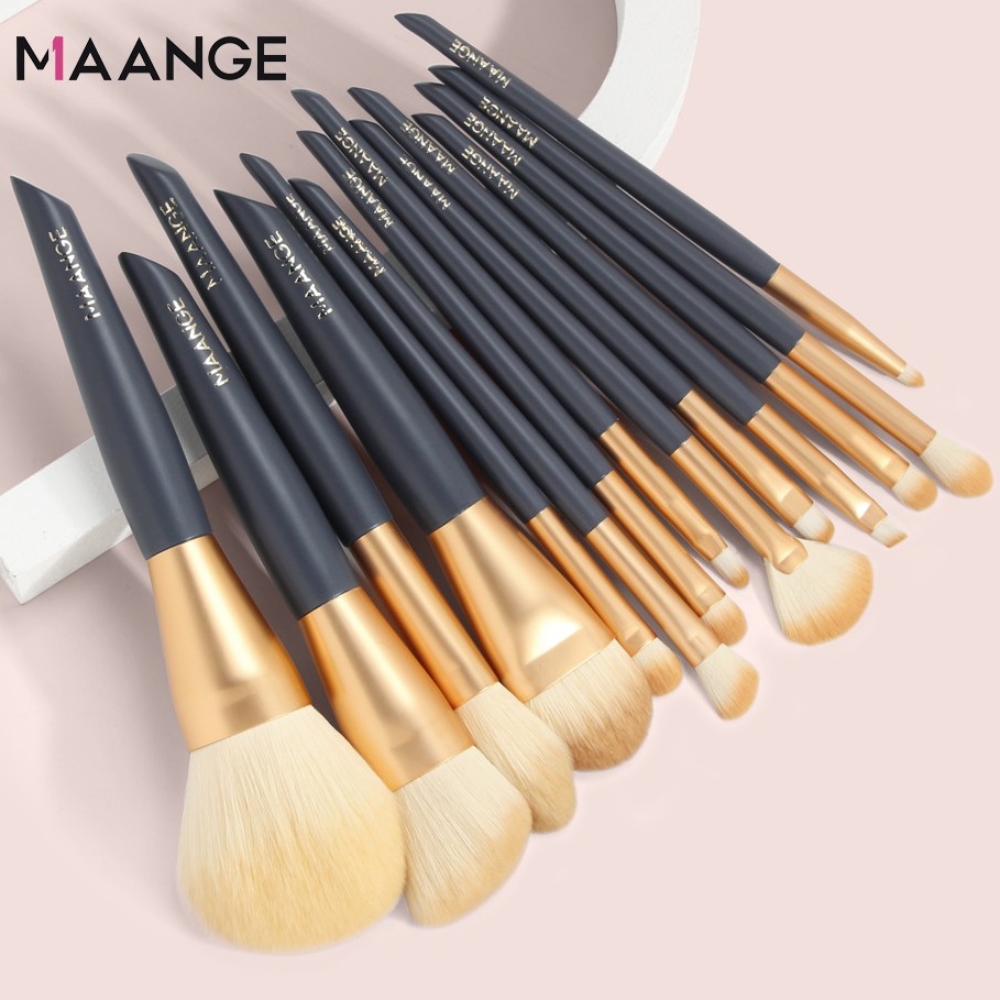 Bộ 14 Cọ Trang Điểm MAANGE 5918 180g Làm Đẹp Chuyên Nghiệp Chất Lượng Cao