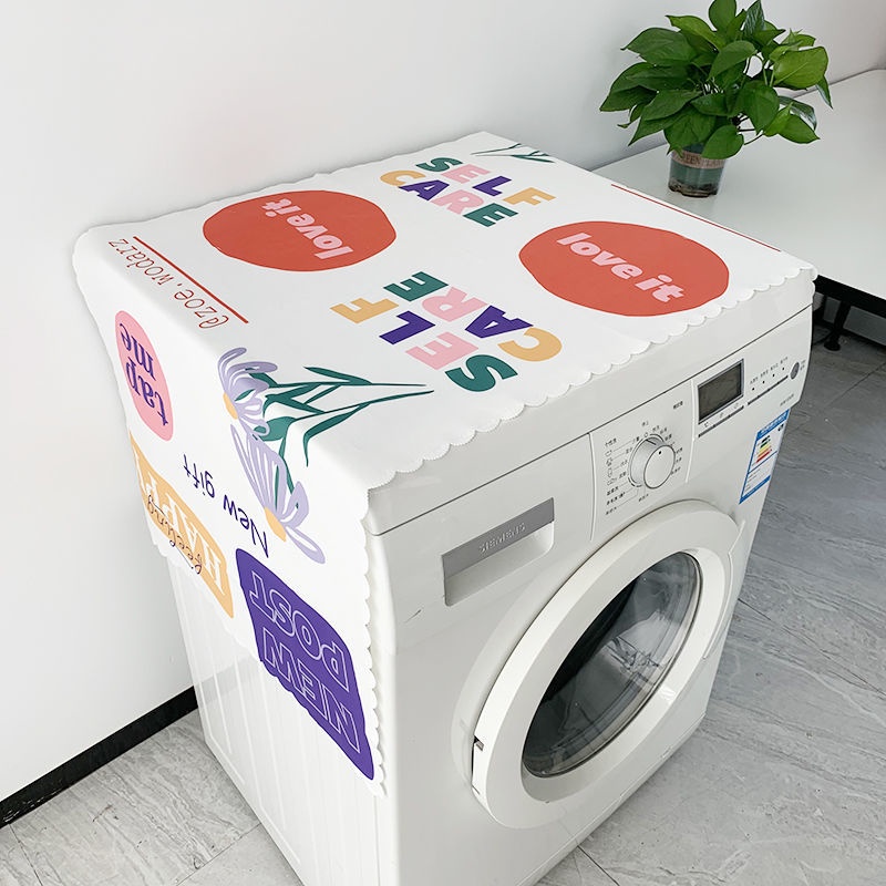 Khăn Vải Chống Nắng Cho Máy Giặt Cửa đơn / Cửa đôi Vải Che Tủ Lạnh Thùng Giặt Khăn Lau Bụi Lò Nướng / Lò Vi Sóng Khăn Che Tủ Lạnh