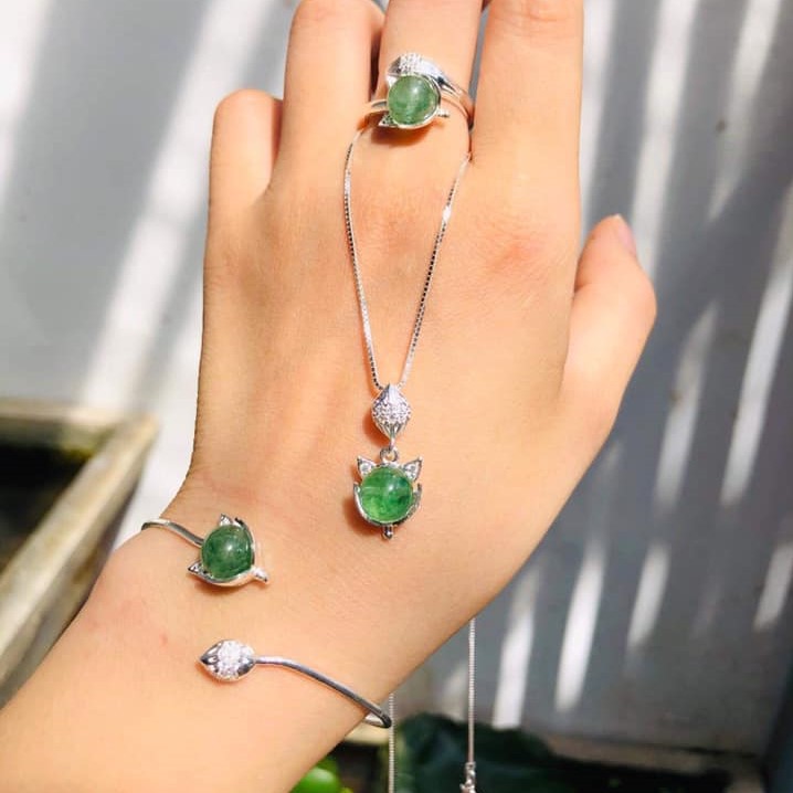 Phôi lắc tay nhẫn mặt dây chuyền hồ ly bạc 925 - Charm bạc 925 - Mã CB446 CB451 CB465 (không kèm đá và dây chuyền)