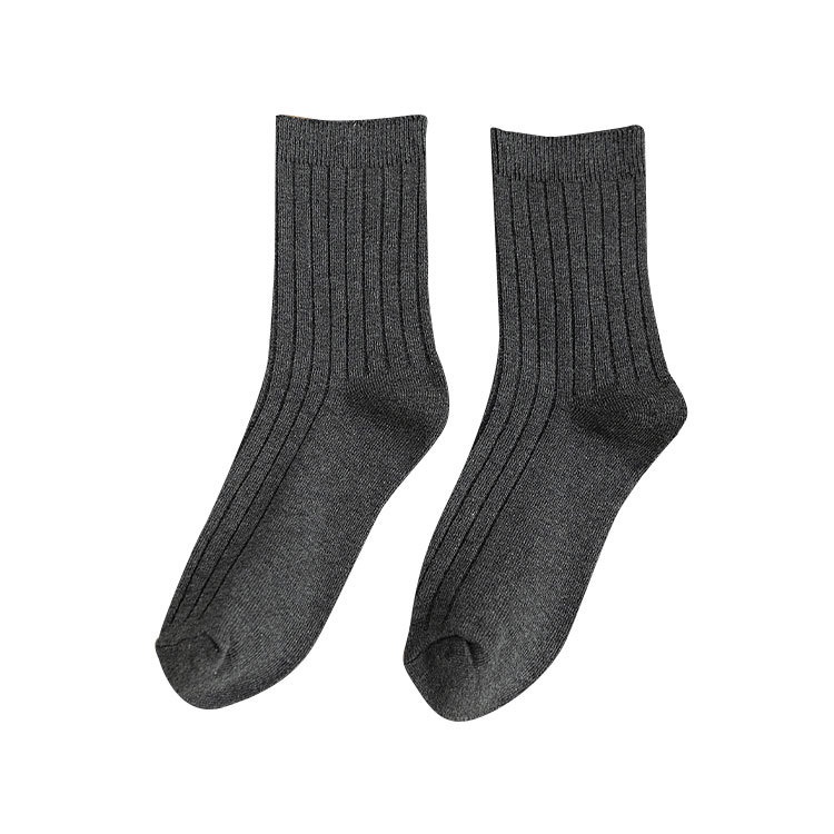 Tất nữ nam cổ cao cute phong cách Gân tăm, vớ nam nữ cao cổ dài Vintage hàn quốc giống nike chống hôi chân TD23