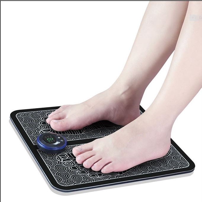 Thảm Massage Chân EMS Giúp Lưu Thông Khí Huyết, Giảm Đau Mỏi Chân, Chăm Sóc Sức Khỏe, Pin Sạc, Màn Hình Kỹ Thuật
