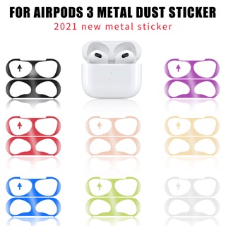 Miếng dán kim loại siêu mỏng chống bụi cho hộp đựng tai nghe Apple AirPods 3 2021

