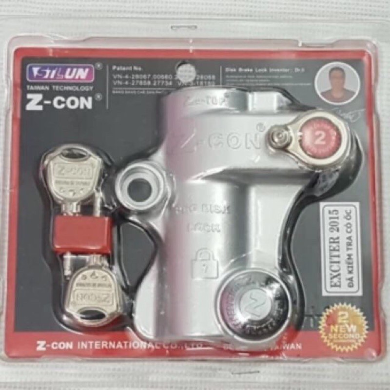 KHOÁ ĐĨA Z- CON (JAPAN ) GẮN WS 110 , FUTER 125