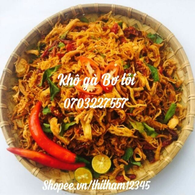 ( MIỄN SHIP Ở HCM) 1KG Khô gà cháy tỏi/ bơ tỏi siêu ngon, siêu rẻ, siêu giòn, chất lượng( dạo/ chất/ thức ăn vặt/nhà làm