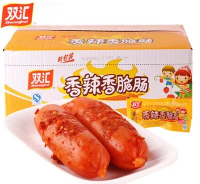 LỂ 1 CHIẾC XÚC XÍCH HEO CAY THƠM NGON