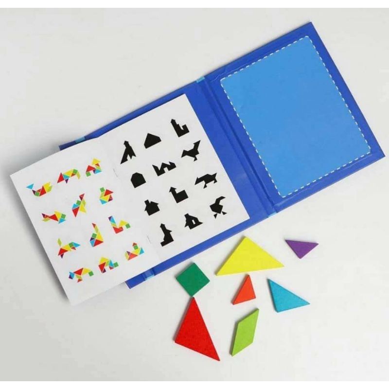 Xếp hình TANGRAM NAM CHÂM - THOẢ SỨC SÁNG TẠO CÙNG BÉ YÊU