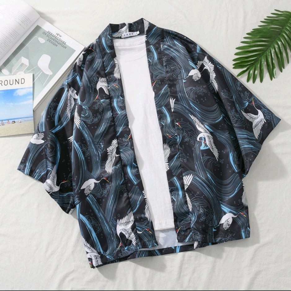 Haori Nhật Bản, áo khoác hạc gió siêu ngầu NB02