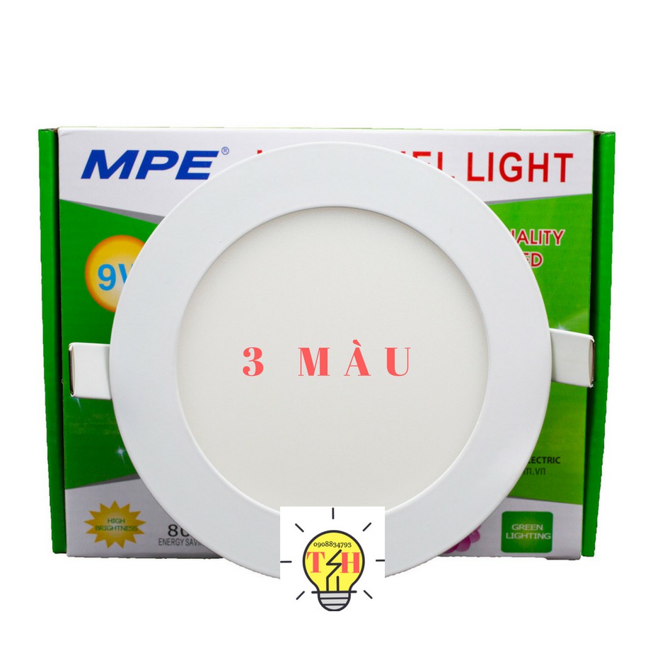 ĐÈN ÂM TRẦN CHẾ ĐỘ 3 MÀU 9W MPE