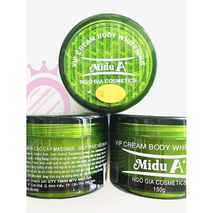 Kem Dưỡng Trắng Da Toàn Thân Midu A+ 150g