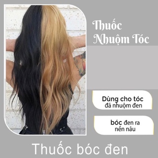 Bóc đen bóc đỏ nhuộm bóc đen đỏ giúp về lại nền tóc tự nhiên (CHỈ DÀNH CHO TÓC NHUỘM ĐEN - ĐỎ)