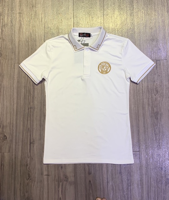 Áo thun cổ trụ thêu logo nổi bật ( Cotton 100% vải dày dặn thoáng mát) | BigBuy360 - bigbuy360.vn