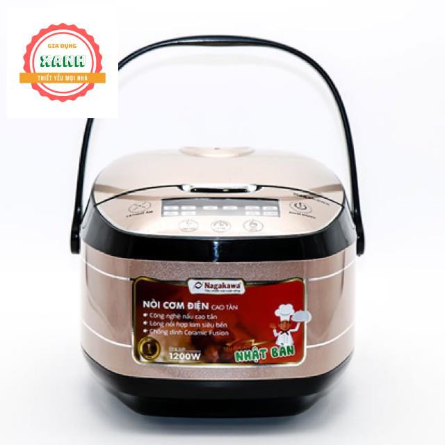 NỒI CƠM ĐIỆN CAO TẦN NAGAKAWA NAG0102 ( 1,8 L), nồi cơm cao tần thương hiệu nhật bản bảo hành toàn quốc 12 tháng