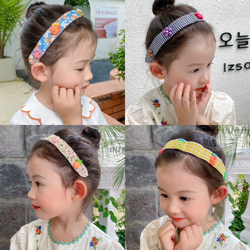 Băng đô bờm dán tóc mái siêu hot phong cách Hàn Quốc cho bé