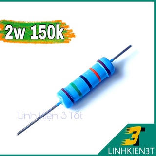 Túi 10 con ) Điện Trở 2W 5% 150k chân đồng loại tốt