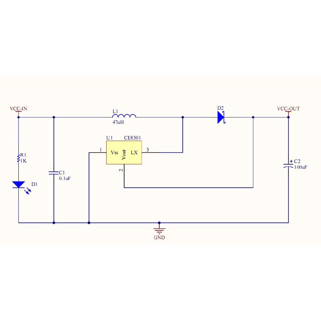 Bảng mạch mô-đun tăng áp Dc-Dc (0.9V ~ 5v) 600MA
