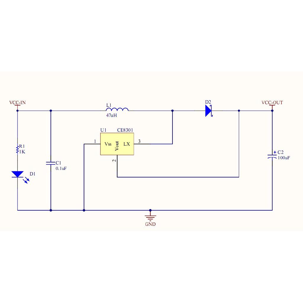 Bảng mạch mô-đun tăng áp Dc-Dc (0.9V ~ 5v) 600MA