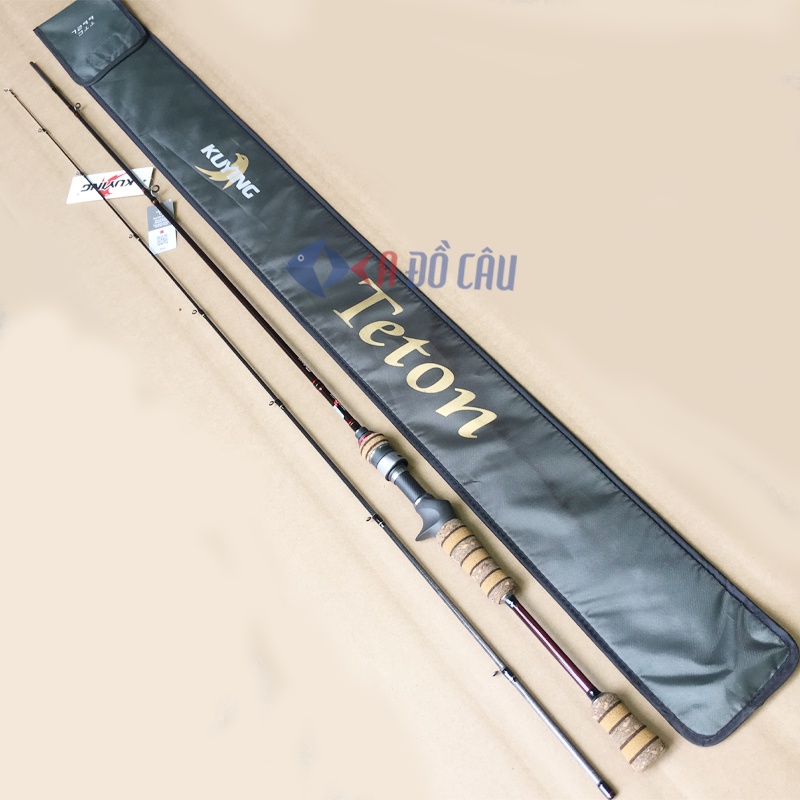 Cần câu lure Kuying Teton 2023 TTS662L, TTC662L
