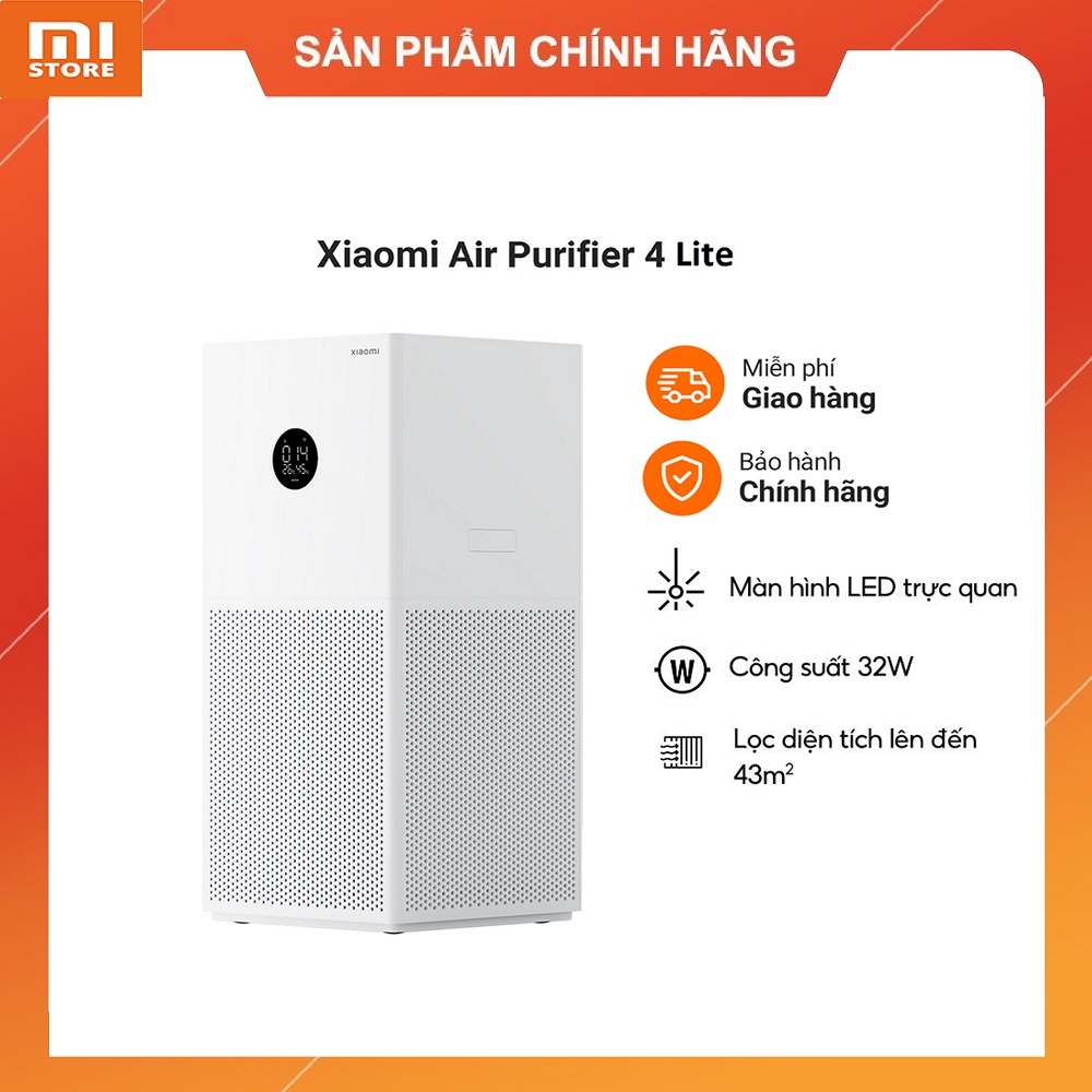 Máy lọc không khí Xiaomi Mi Air Purifier 4 Lite - Bản quốc tế chính hãng bảo hành 12 tháng