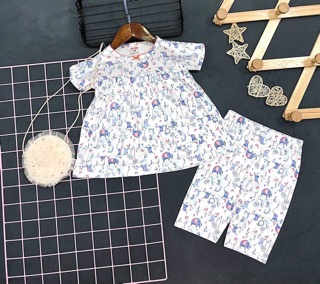 Bộ thun bozip bé gai size đại