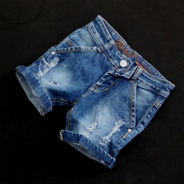 Yếm jean co giãn cho bé trai và bé gái r8 nút đồng