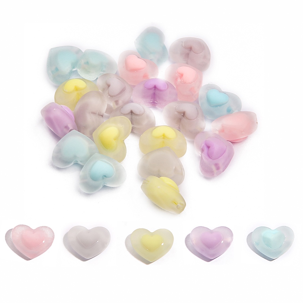 20 cái ?ransparent :crylic :rosted :over : eart : eads :or :ewelry :aking : : ecklace :arrings : phụ kiện