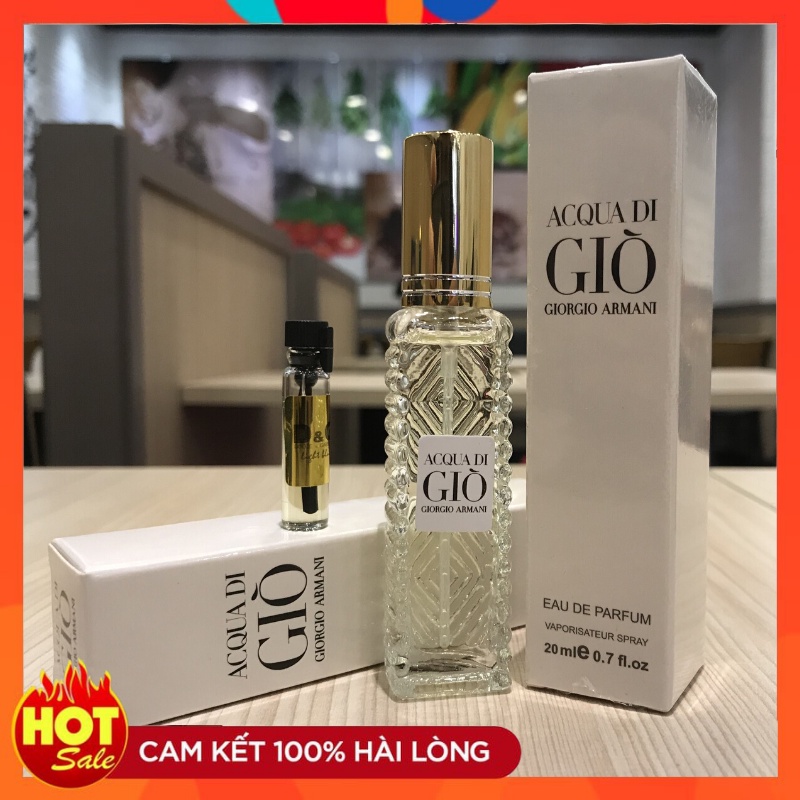 Nước hoa mini, Nước Hoa Aqua Giò Trắng 20ml 6D Hương Thơm Nam Tính, Mạnh Mẽ Lưu Hương 12h | BigBuy360 - bigbuy360.vn