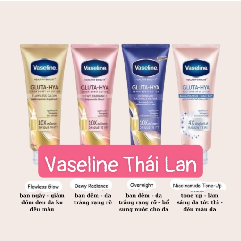 Kem dưỡng Vaseline Thái Lan
