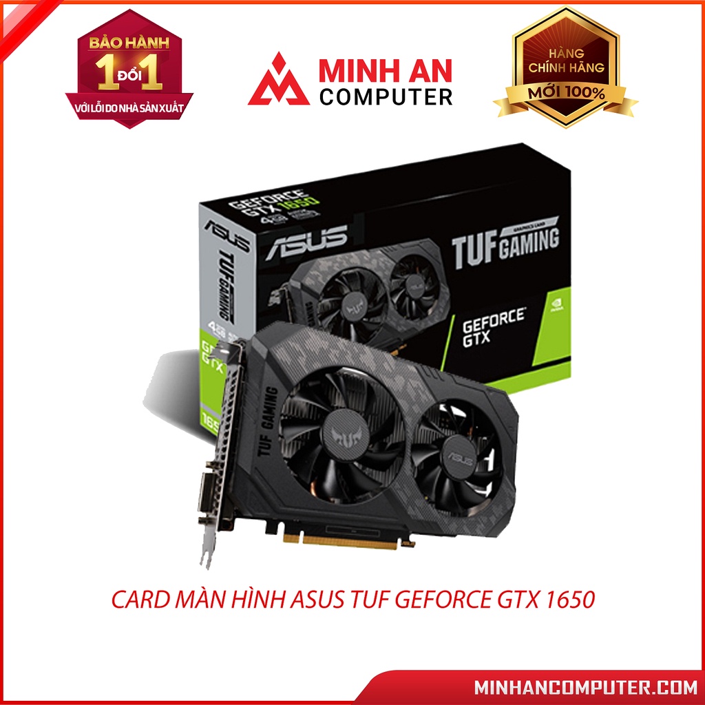 Card màn hình Asus TUF GeForce GTX 1650 (TUFGTX16504GD6PGAMING)