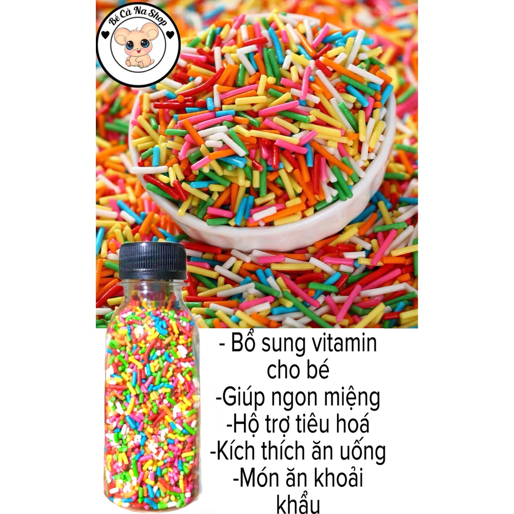 Cốm màu vitamin , thức ăn dinh dưỡng cho hamster thỏ bọ sóc...