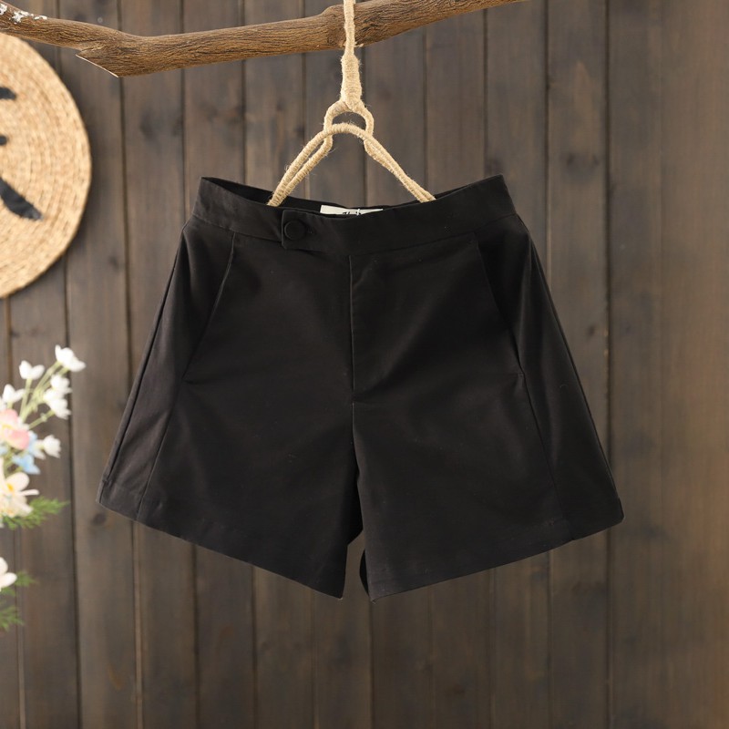 Quần đùi nữ mặc nhà-quần sooc nữ chất liệu kaki nhật mềm mịn  ( 40>68kg )QS10 | BigBuy360 - bigbuy360.vn