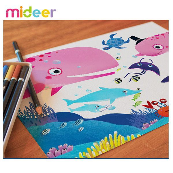 Đồ chơi Ghép hình gỗ 100 miếng có khung để bàn - chính hãng Mideer - An toàn  cho bé