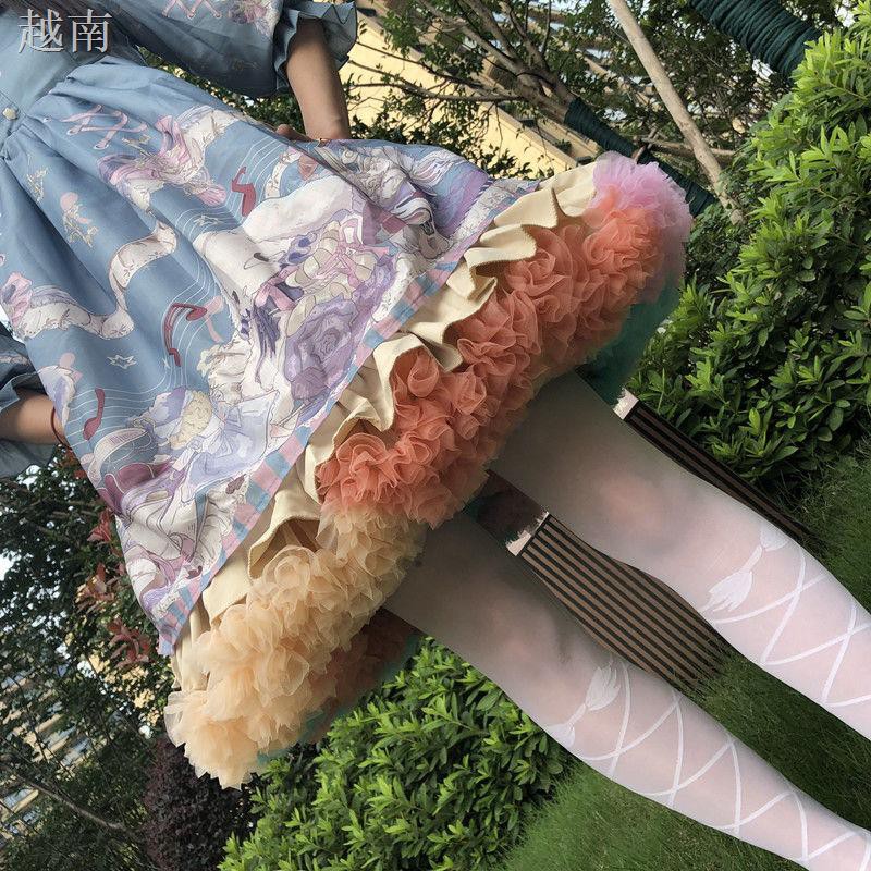 lolita gạc váy siêu bạo lực mềm gạc không xương váy lót váy tutu cosplay