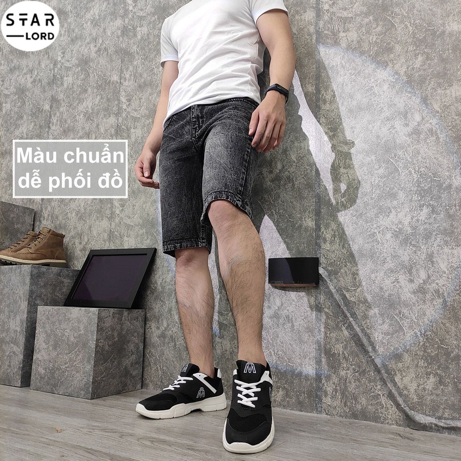 Quần short jean nam đẹp chuẩn form siêu bền SL110 STARLORD