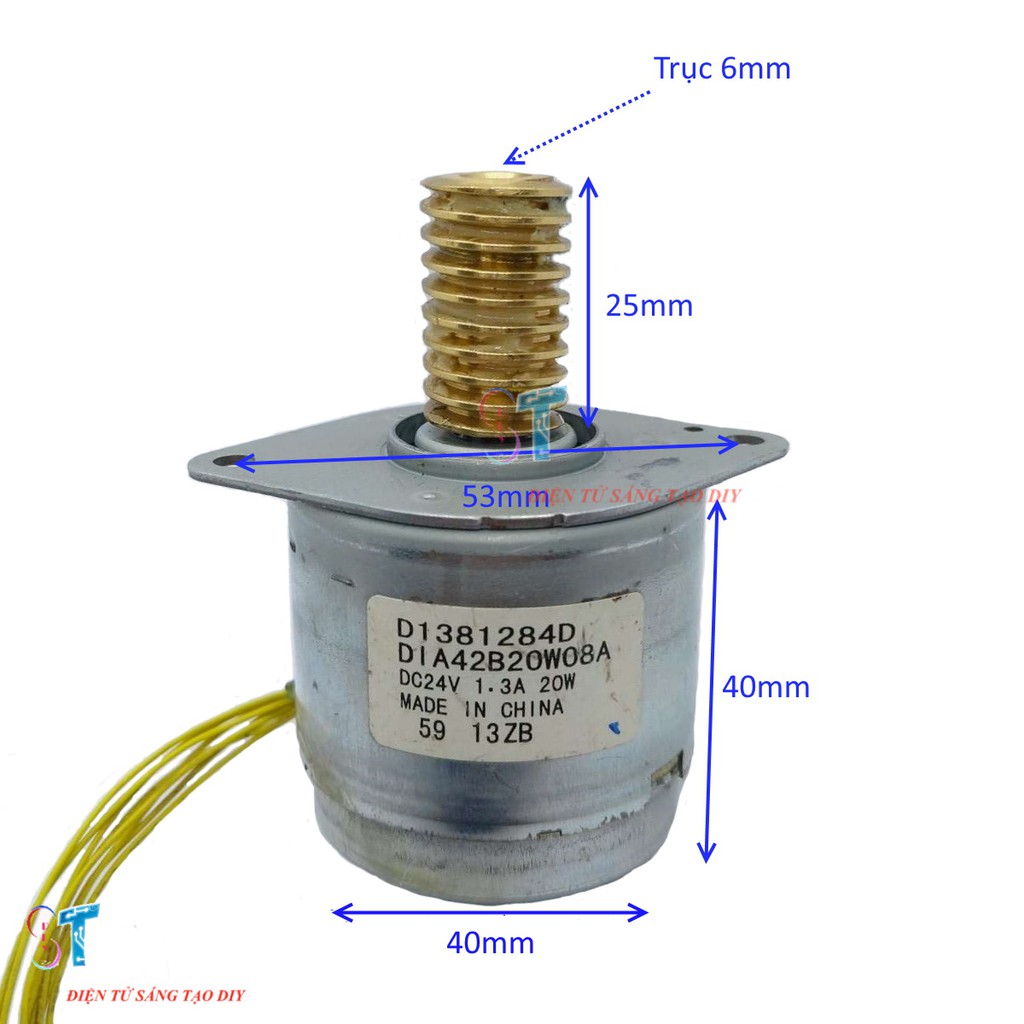 Motor Brushless Chế Quạt BLDC không chổi than 12V 20W