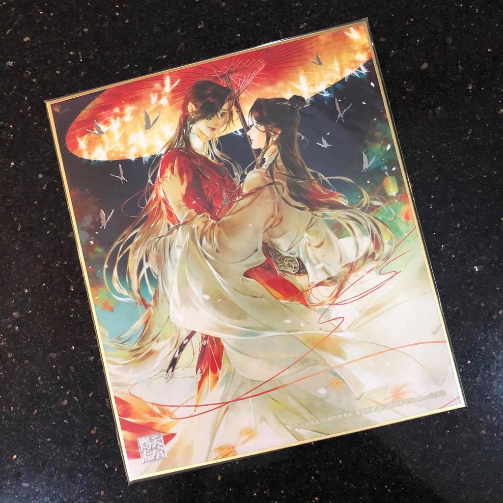 6 mẫu Shikishi Thiên Quan Tứ Phúc manhua STARember minh họa, chính hãng Bilibili