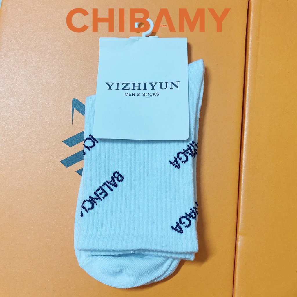 Tất vớ thể thao nam nữ cổ cao BALENC đen, trắng chất dày dặn, mịn đẹp
