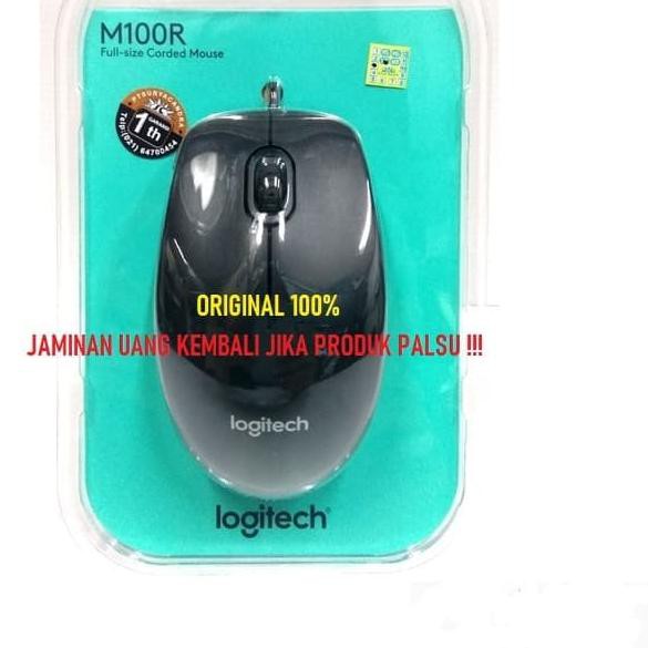 Chuột Dây Cáp Logitech M100 Chính Hãng