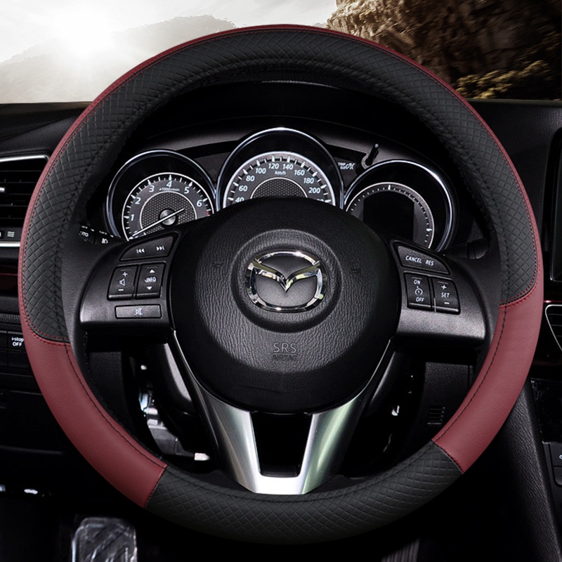 Vỏ Bọc Vô Lăng Thoáng Khí Cho Mazda CX5 CX7 CX3 CX9 RX Mx30 Atenza AXELA 2017