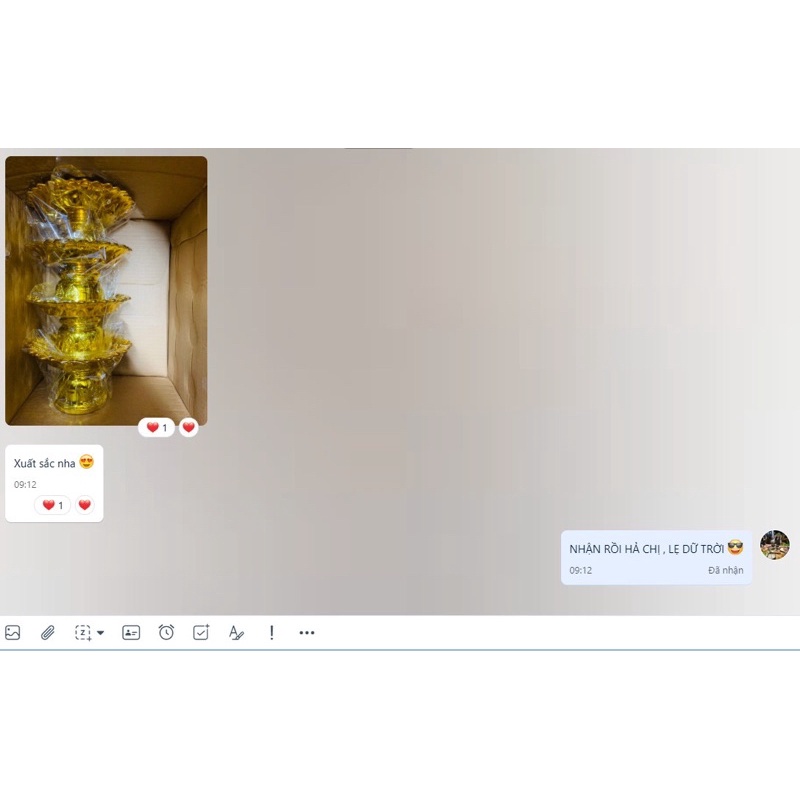 Shopee Trợ Giá Đĩa cúng Vàng Thailand hàng nhập Combo 4 đĩa