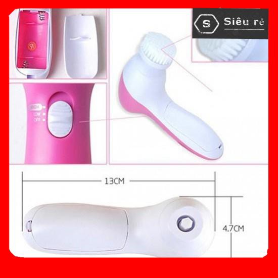 Máy Massage Rửa Mặt Đa Năng 5in1 Beauty Care Massager Model AE8782 (PD3242)