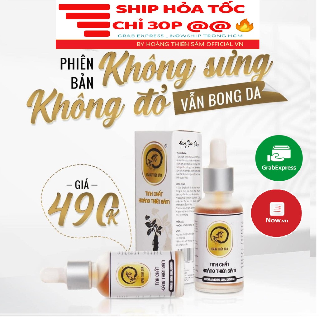 Hoàng Thiên Sâm Phiên Bản VIP - Không Sưng Đỏ Vẫn Đem Lại Làn Da Trắng Hồng Rạng Rỡ