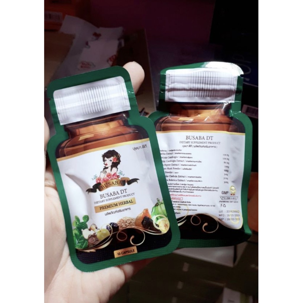 Detox Giảm Cân, Giảm Mỡ Bụng Busaba Hiệu Quả, An Toàn Từ Rau Củ Thái Lan, Gói 10v | BigBuy360 - bigbuy360.vn