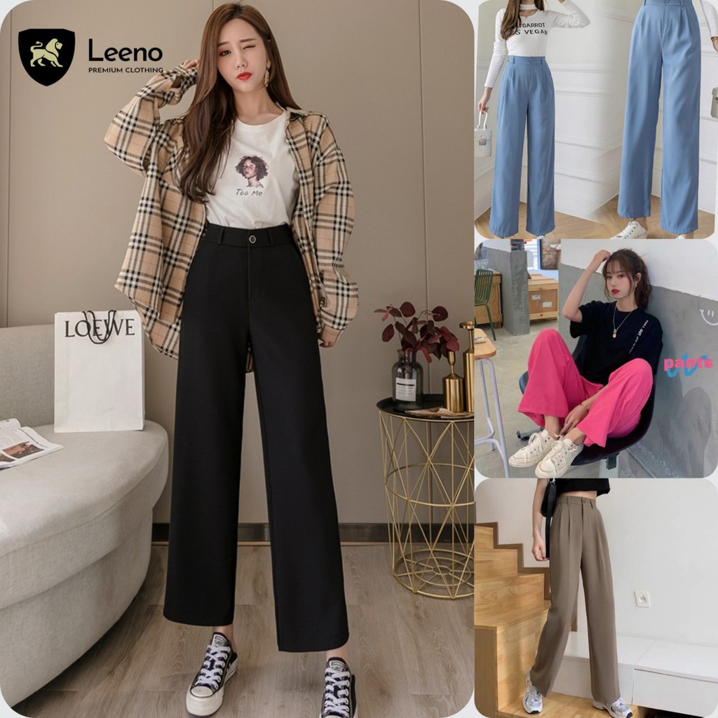 Quần ống rộng suông khoá trước / Quần ống rộng culottes