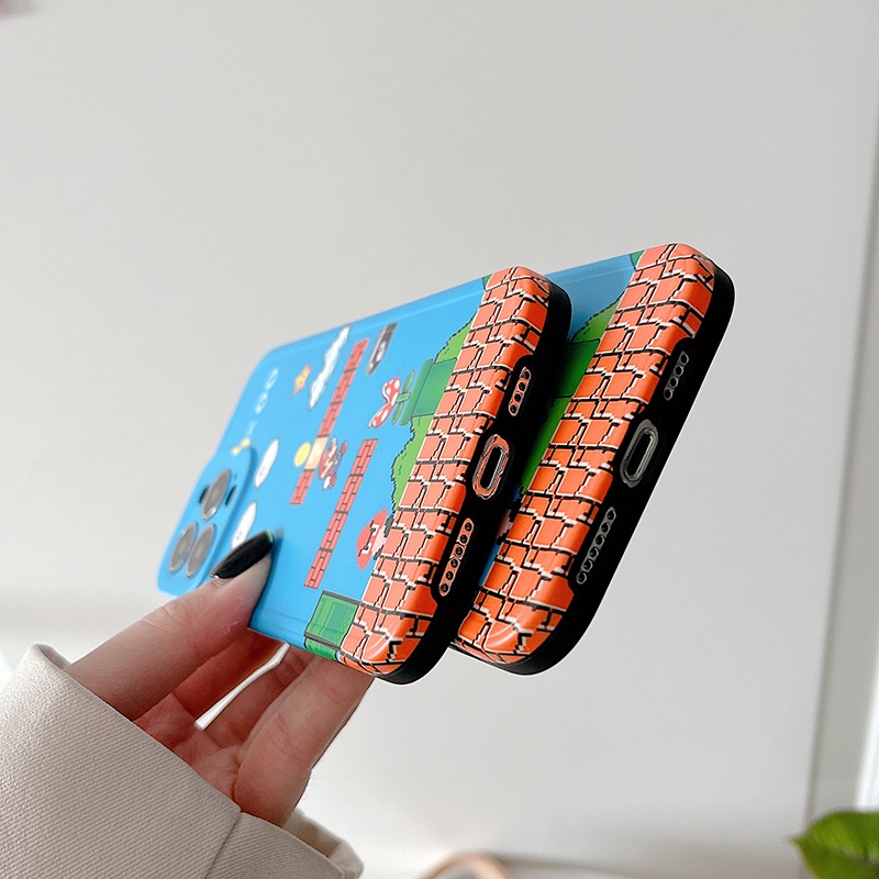 Ốp Điện Thoại Mềm In Hình Mario Cho iPhone 14 13 11 12 Pro Max Xs Max XR