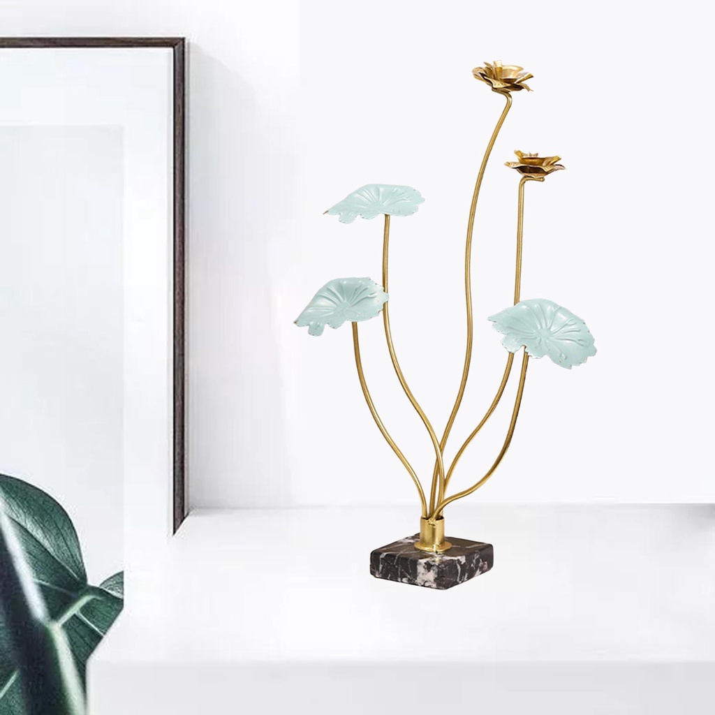 Phụ kiện trang trí bàn làm việc LOVIVER hình chiếc lá bằng sắt độc đáo xinh xắn
