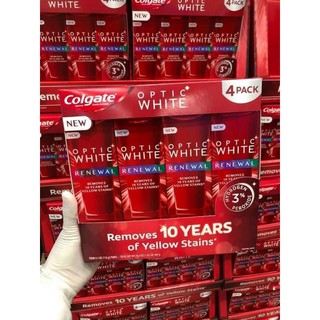 KEM ĐÁNH RĂNG COLGATE Optic White loại mới nhất( set tuýp 116g)