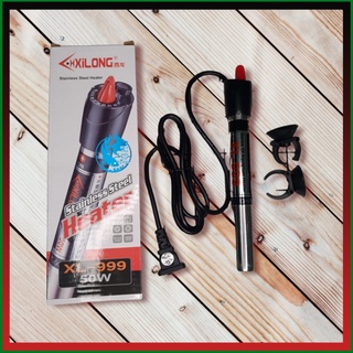 Sưởi bể cá xilong xl999, at70 25w, 50w, 100w. 200w, 300w, 500w sưởi inox, thuỷ tinh haka aquarium