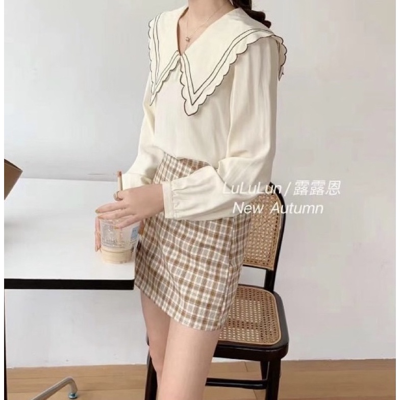 Sơ Mi bánh bèo Hàn Quốc | BigBuy360 - bigbuy360.vn