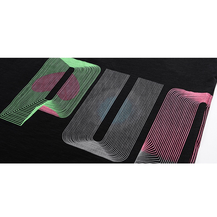 Áo Thun Puma 100% Chính Hãng Ngắn Tay Thoáng Khí In Logo Lớn Phong Cách Vintage Cho Nam